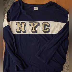 Gap NYC Long Sleeve Shirt— Large
